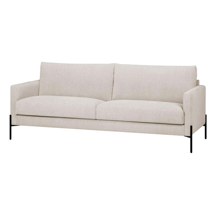 by fonQ Sora 2-zitsbank - Linnen - Beige