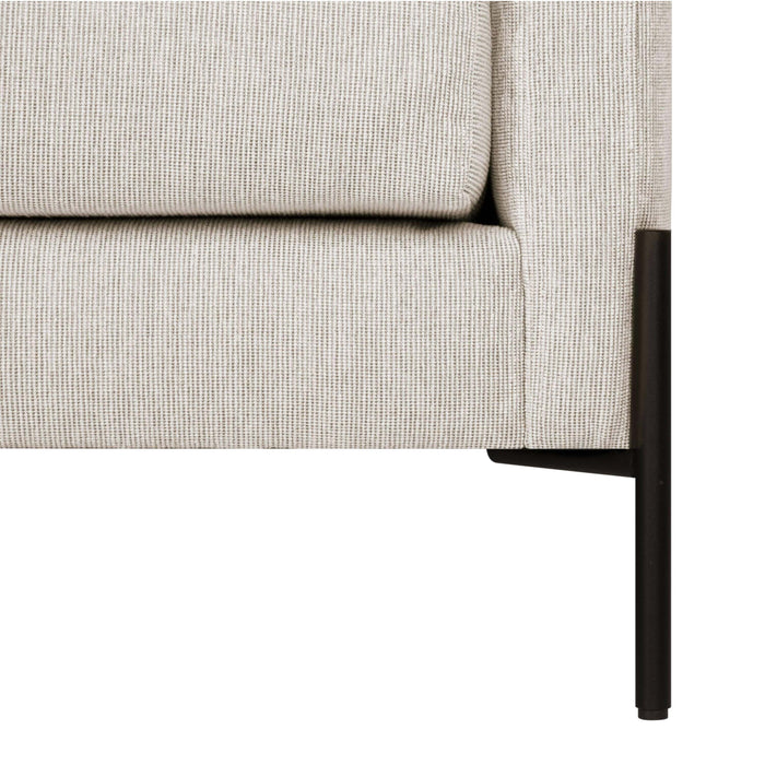 by fonQ Sora 2-zitsbank - Linnen - Beige