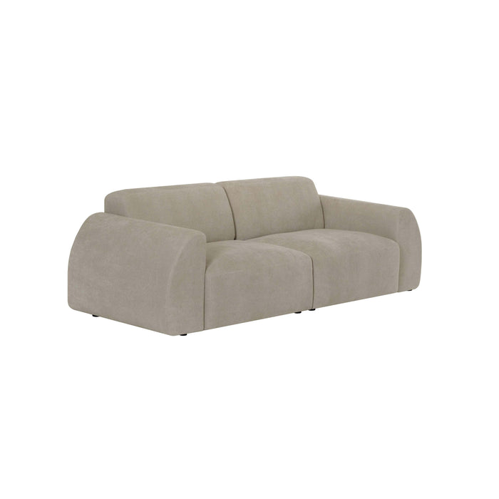 by fonQ Bink 2,5-zitsbank - Bouclé - Beige