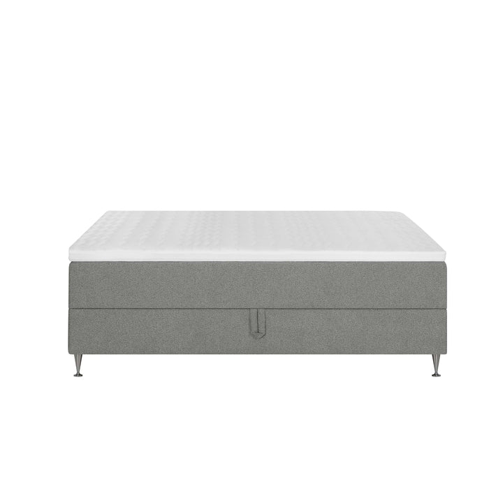 by fonQ Nubo Boxspring met Opbergruimte - 180 x 200 cm - Grijs