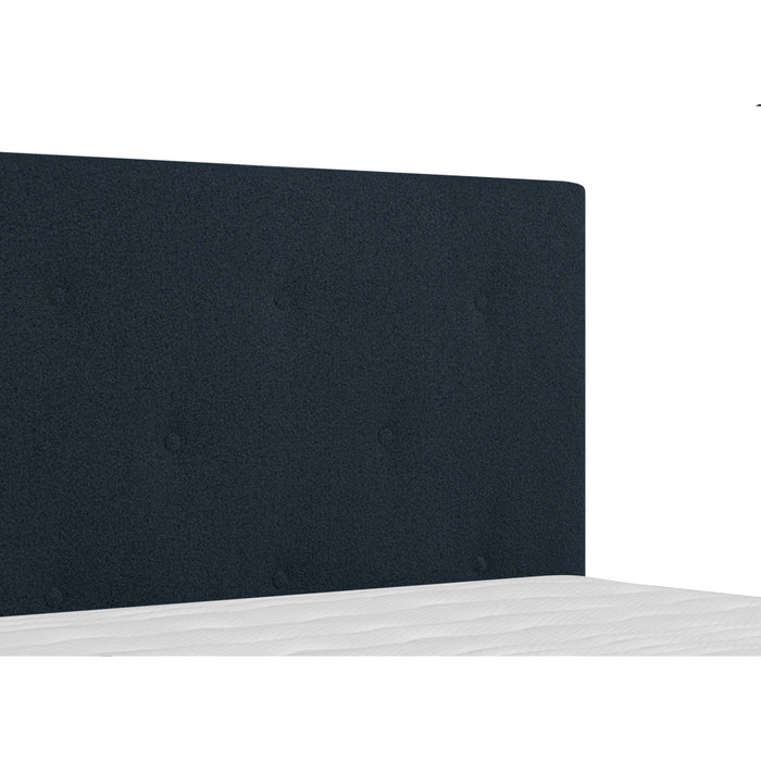 by fonQ Stilo Boxspring met Opbergruimte en Hoofdbord - 180 x 200 cm - Blauw