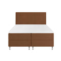 by fonQ Nubo Boxspring met Opbergruimte en Hoofdbord - 160 x 200 cm - Terra