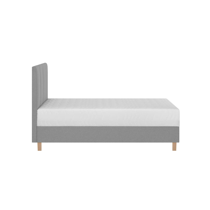 by fonQ Fjora Boxspring met Opbergruimte 120 x 200 cm - Grijs