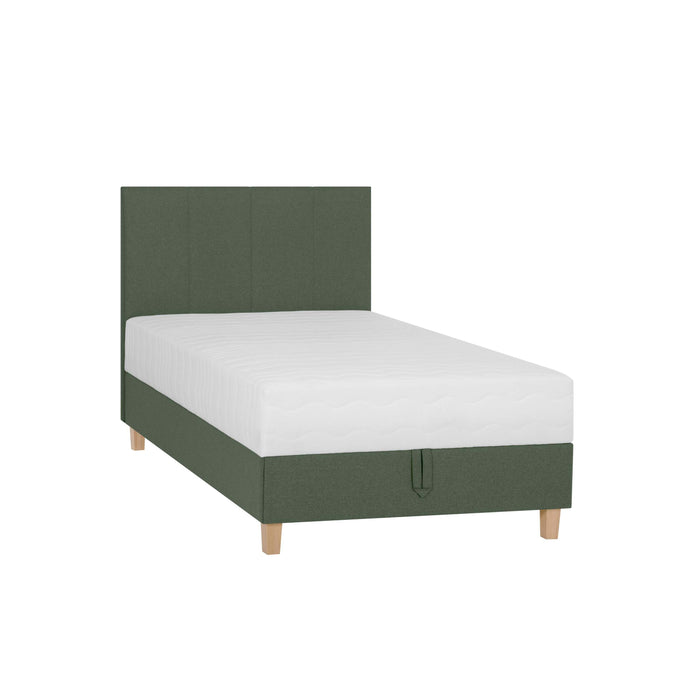 by fonQ Fjora Boxspring met Opbergruimte 120 x 200 cm - Groen