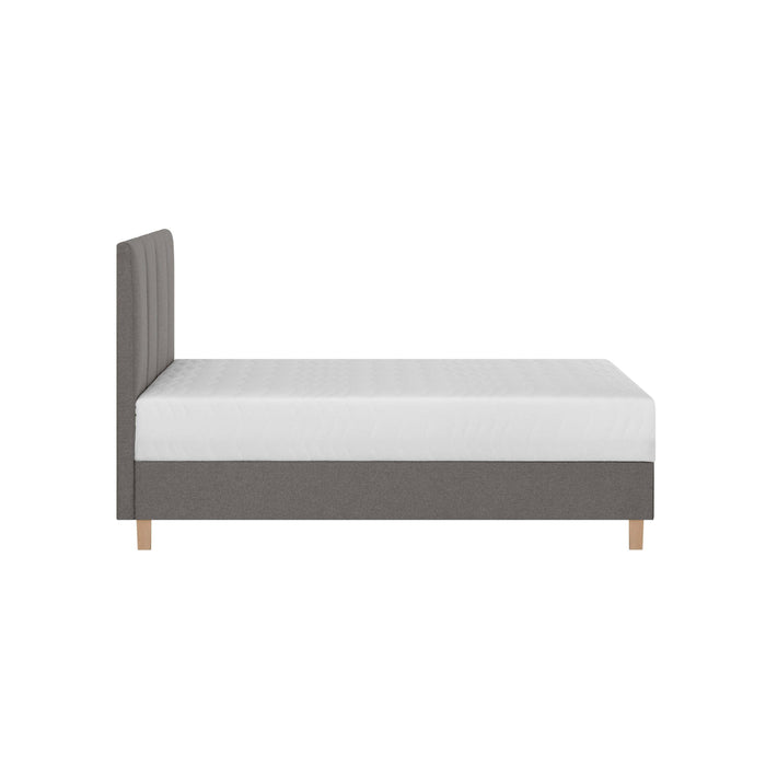 by fonQ Fjora Boxspring met Opbergruimte 120 x 200 cm - Steengrijs