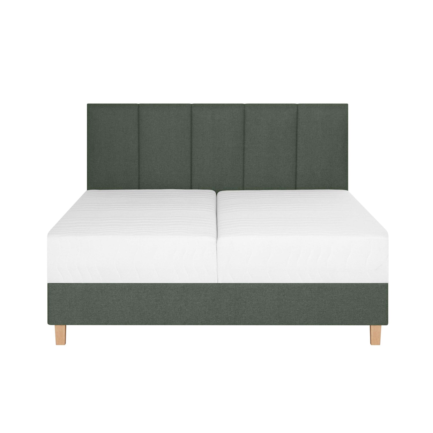 by fonQ Fjora Boxspring met Opbergruimte 140 x 200 cm - Groen