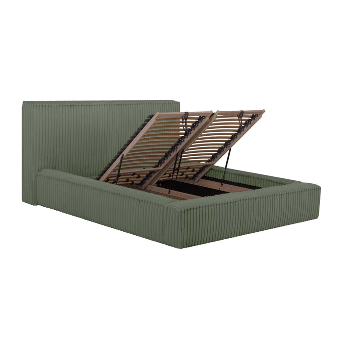 by fonQ Striv Bedframe met Opbergruimte - 180 x 200 cm - Groen