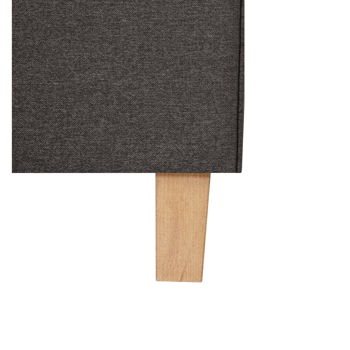 by fonQ Fjora Boxspring met Opbergruimte 140 x 200 cm - Antraciet