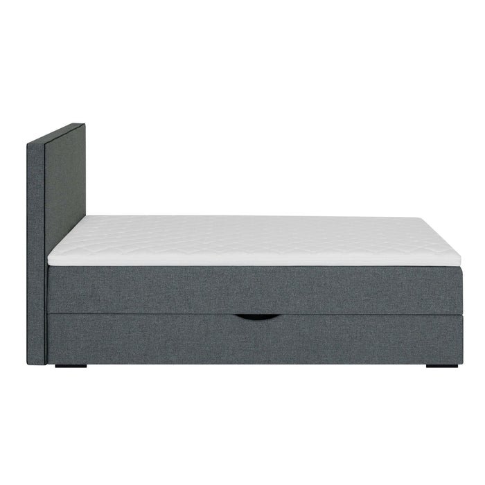 by fonQ Modo Boxspring met Opbergruimte - 160 x 200 cm - Blauw