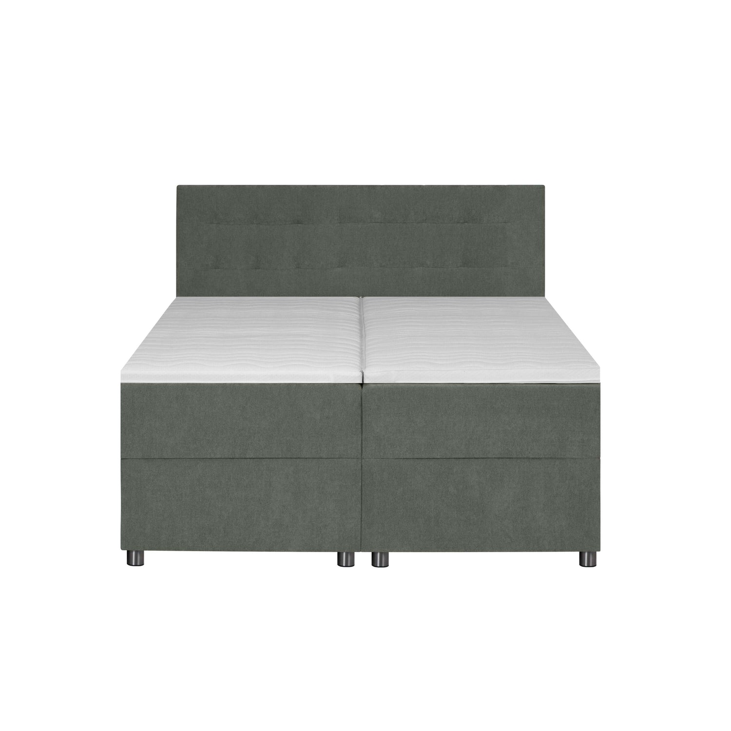 by fonQ Brene Boxspring met Opbergruimte - 160 x 200 cm - Mosgroen