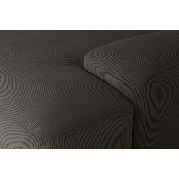 by fonQ Wonder U-bank Links - Rib - Antraciet