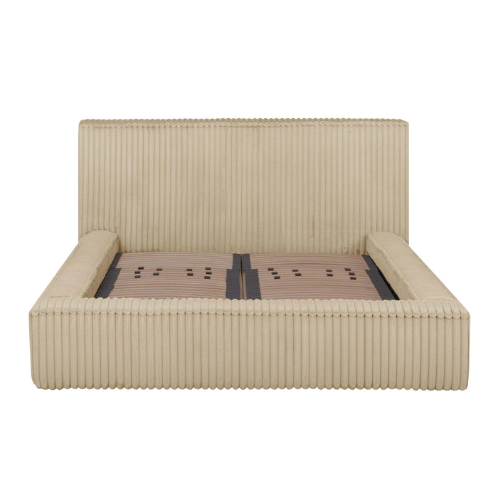 by fonQ Striv Bedframe met Opbergruimte - 160 x 200 cm - Crème