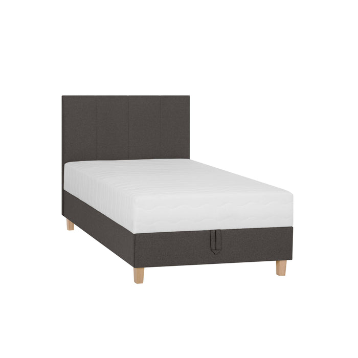 by fonQ Fjora Boxspring met Opbergruimte 120 x 200 cm - Antraciet