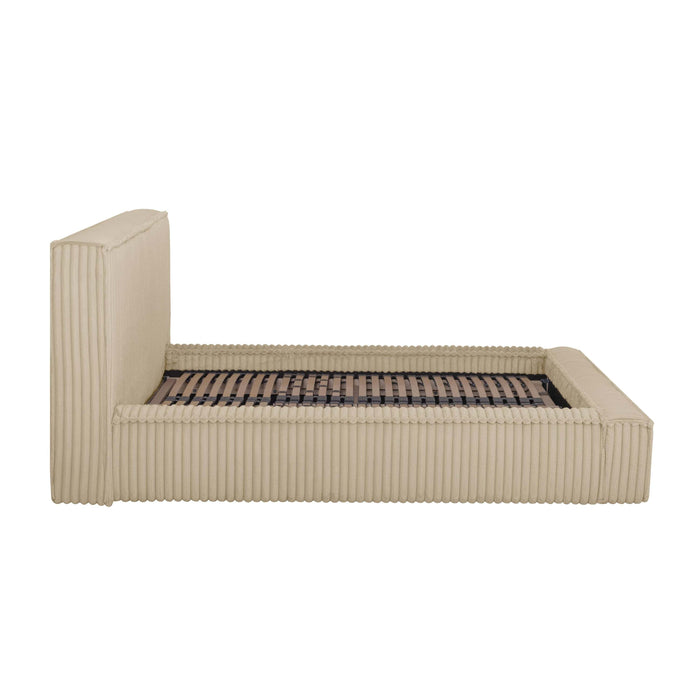 by fonQ Striv Bedframe met Opbergruimte - 160 x 200 cm - Crème