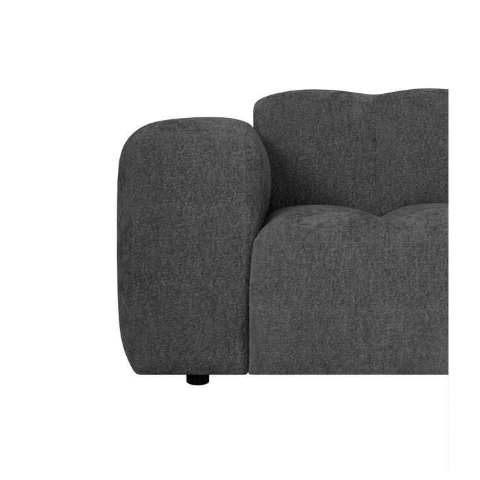 by fonQ Plume Fauteuil - Chenille - Groen