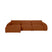 by fonQ Bink 3-zits Hoekbank met Chaise Longue Links - Bouclé - Terra