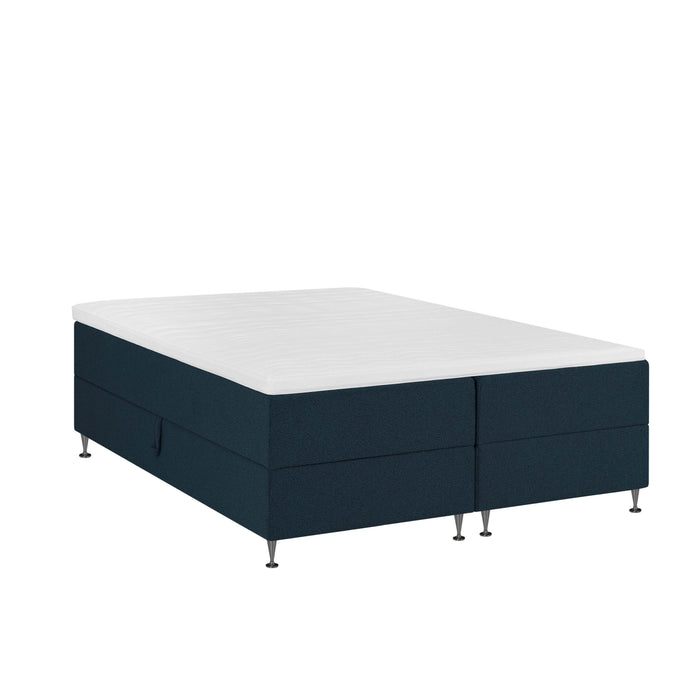by fonQ Nubo Boxspring met Opbergruimte - 160 x 200 cm - Blauw