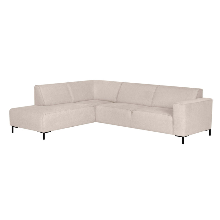 by fonQ Loft Hoekbank Links - Chenille - Beige