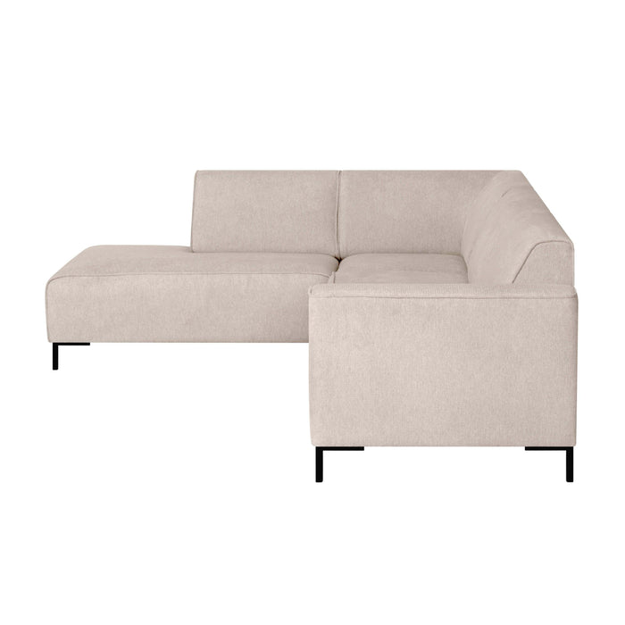 by fonQ Loft Hoekbank Links - Chenille - Beige