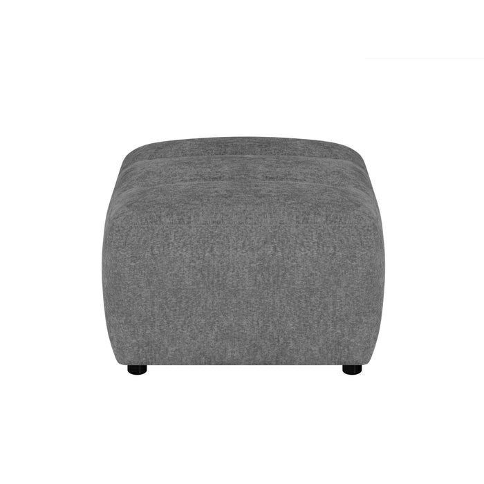 by fonQ Plume Hocker - Chenille - Antraciet