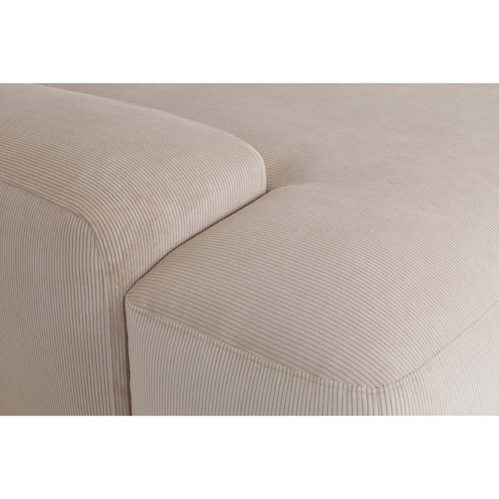 by fonQ Wonder U-bank Rechts - Rib - Beige