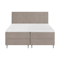 by fonQ Nubo Boxspring met Opbergruimte en Hoofdbord - 180 x 200 cm - Beige