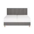 by fonQ Fjora Boxspring met Opbergruimte 160 x 200 cm - Steengrijs