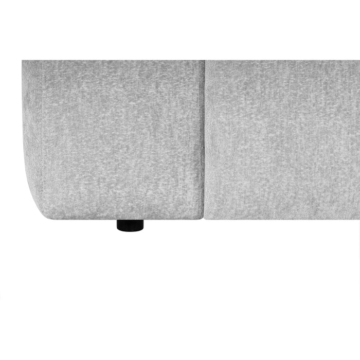 by fonQ Plume 2,5-zits Hoekbank Links - Chenille - Beige