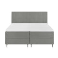 by fonQ Nubo Boxspring met Opbergruimte en Hoofdbord - 180 x 200 cm - Grijs
