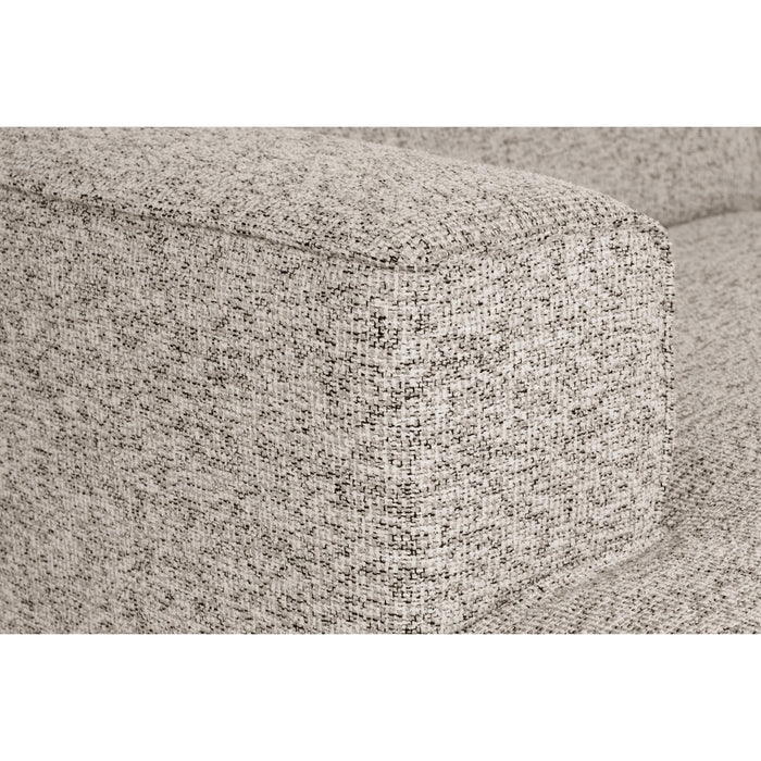 by fonQ Loft Hoekbank Rechts - Chenille Melange - Grijs