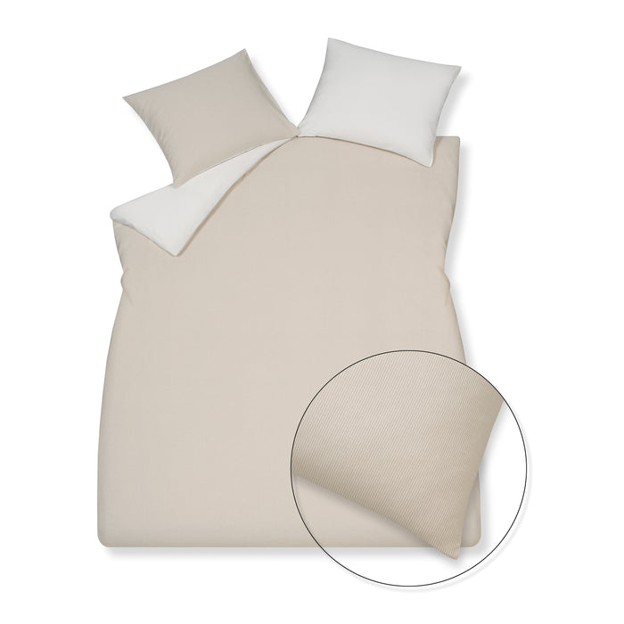 Vandyck Pure Dekbedovertrek 140x200/220 cm - Stone 89