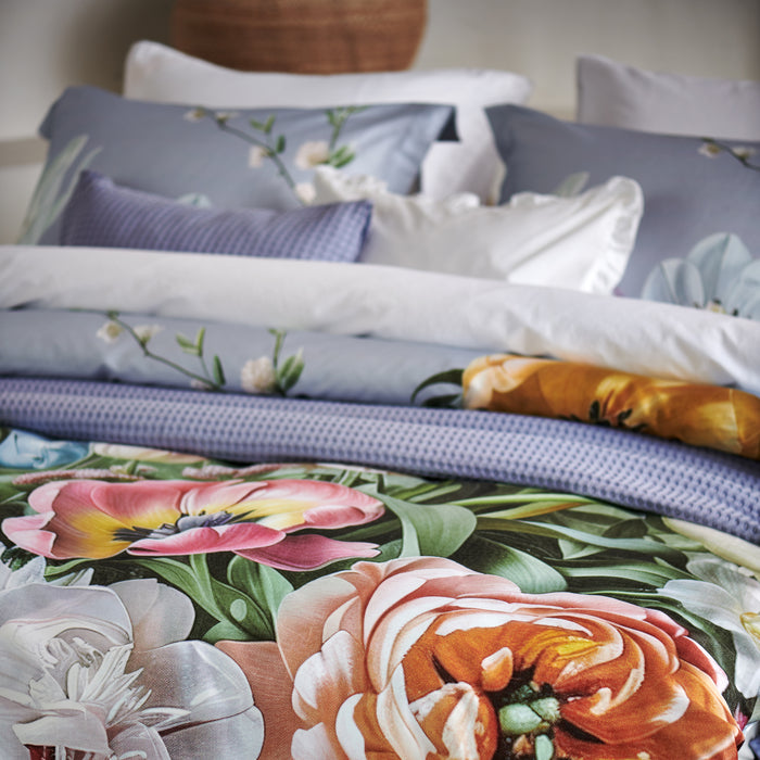Vandyck Fleur Festive Dekbedovertrek 140x200/220 cm - Lavender Blue