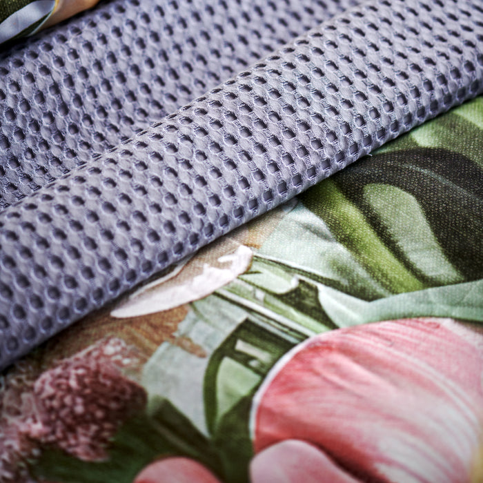 Vandyck Fleur Festive Dekbedovertrek 140x200/220 cm - Lavender Blue