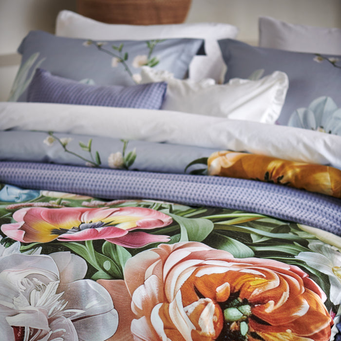 Vandyck Fleur Festive Dekbedovertrek 200x200/220 cm - Lavender Blue