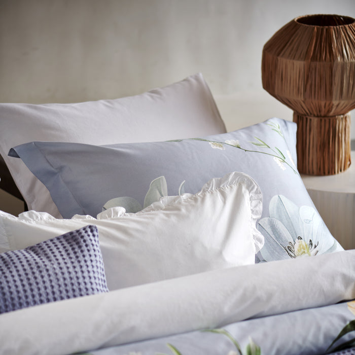 Vandyck Fleur Festive Dekbedovertrek 200x200/220 cm - Lavender Blue