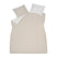 Vandyck Pure Dekbedovertrek 140x200/220 cm - Stone 89