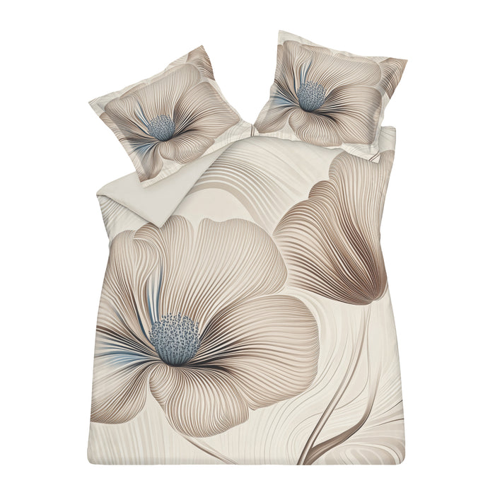 Vandyck Royal Garden Dekbedovertrek 200x200/220 cm - Cream Tan