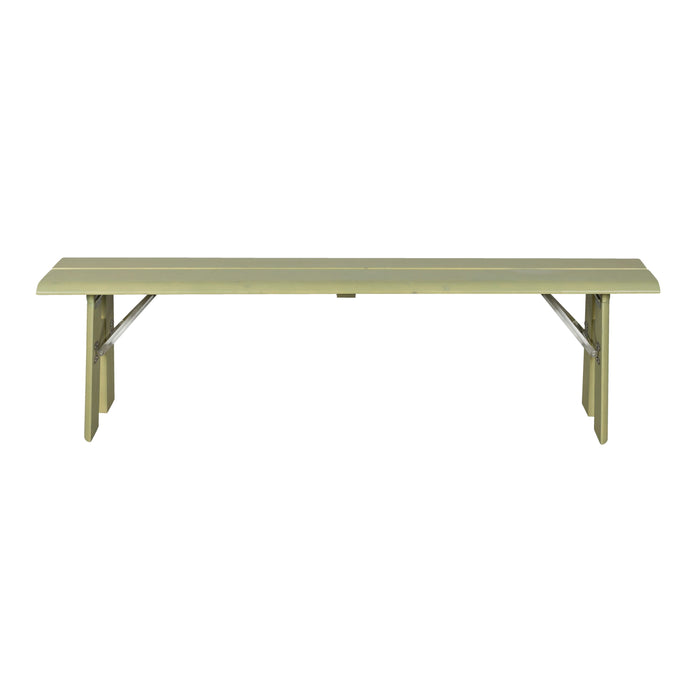 Zuiver Avenue Tuinbank Hout Opklapbaar Groen