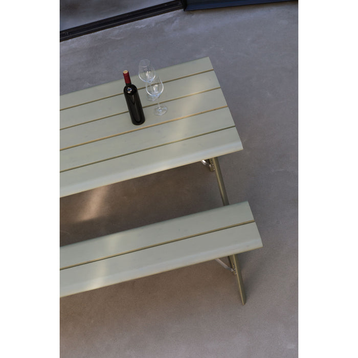 Zuiver Avenue Tuinbank Hout Opklapbaar Groen