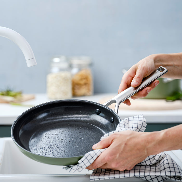 BK Sublime Koekenpannenset Ø 24 cm + Ø 28 cm  - Olijfgroen