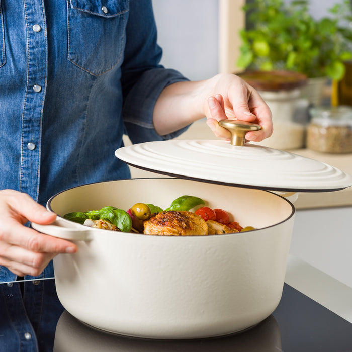 BK Bourgogne Braadpan Ø 28 cm - Cream White