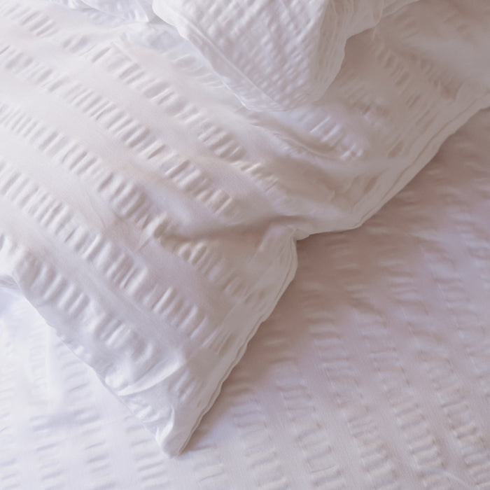 Crisp Sheets Smooth Waffle Dekbedovertrek 240 x 220 cm -  White 