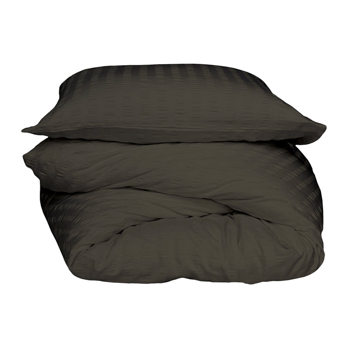 Crisp Sheets Smooth Waffle Dekbedovertrek 200 x 220 cm - Taupe