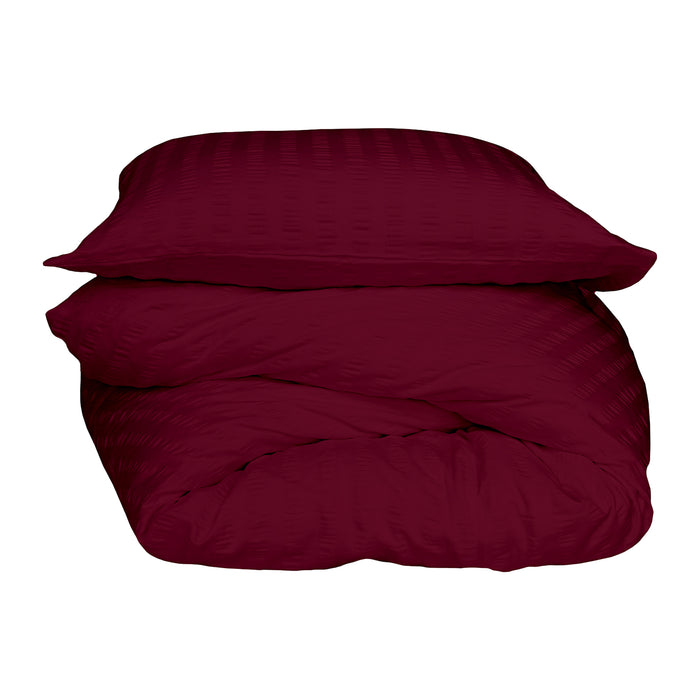 Crisp Sheets Smooth Waffle Dekbedovertrek 240 x 220 cm -  Pomme Granate