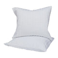 Crisp Sheets Smooth Waffle Dekbedovertrek 200 x 220 cm - Silver