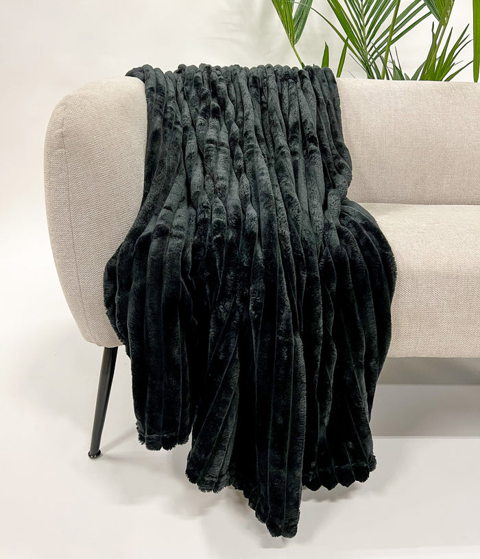 Dutch Decor plaid RICKY - 150x200 cm Raven