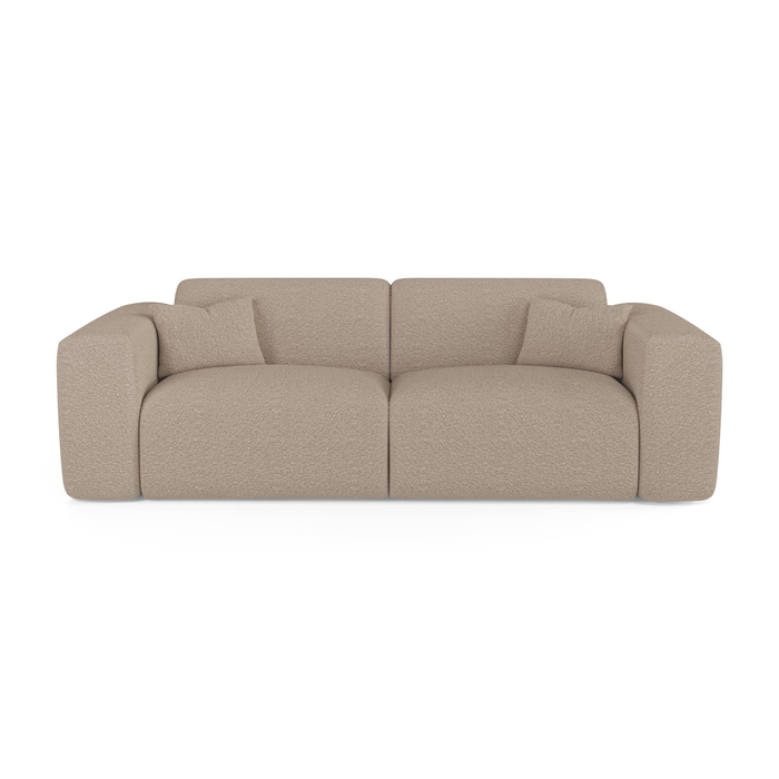 Express slaapbank dunlopillo 140cm bouclette grafiet grijs