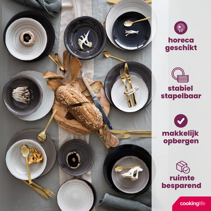 Studio Tavola Kleine Kommen Vintage Loft ø 12 cm - 6 stuks