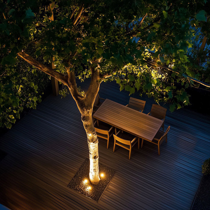 QAZQA Moderne buiten grondspot zwart AR70 verstelbaar IP65 - Delux