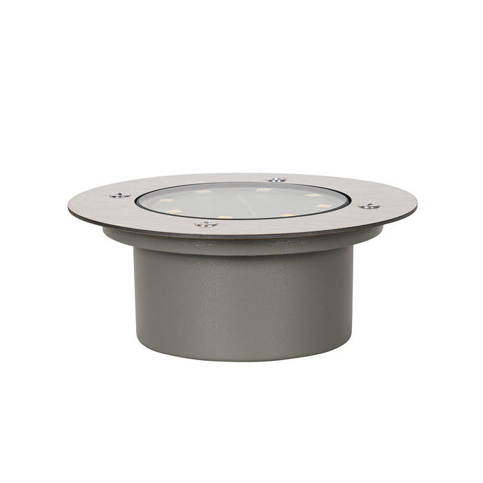 QAZQA Set van 6 grondspots staal incl. LED IP65 Solar - Terry